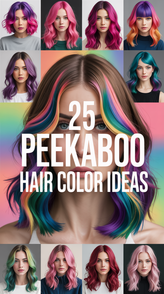Peekaboo Hair Color Ideas