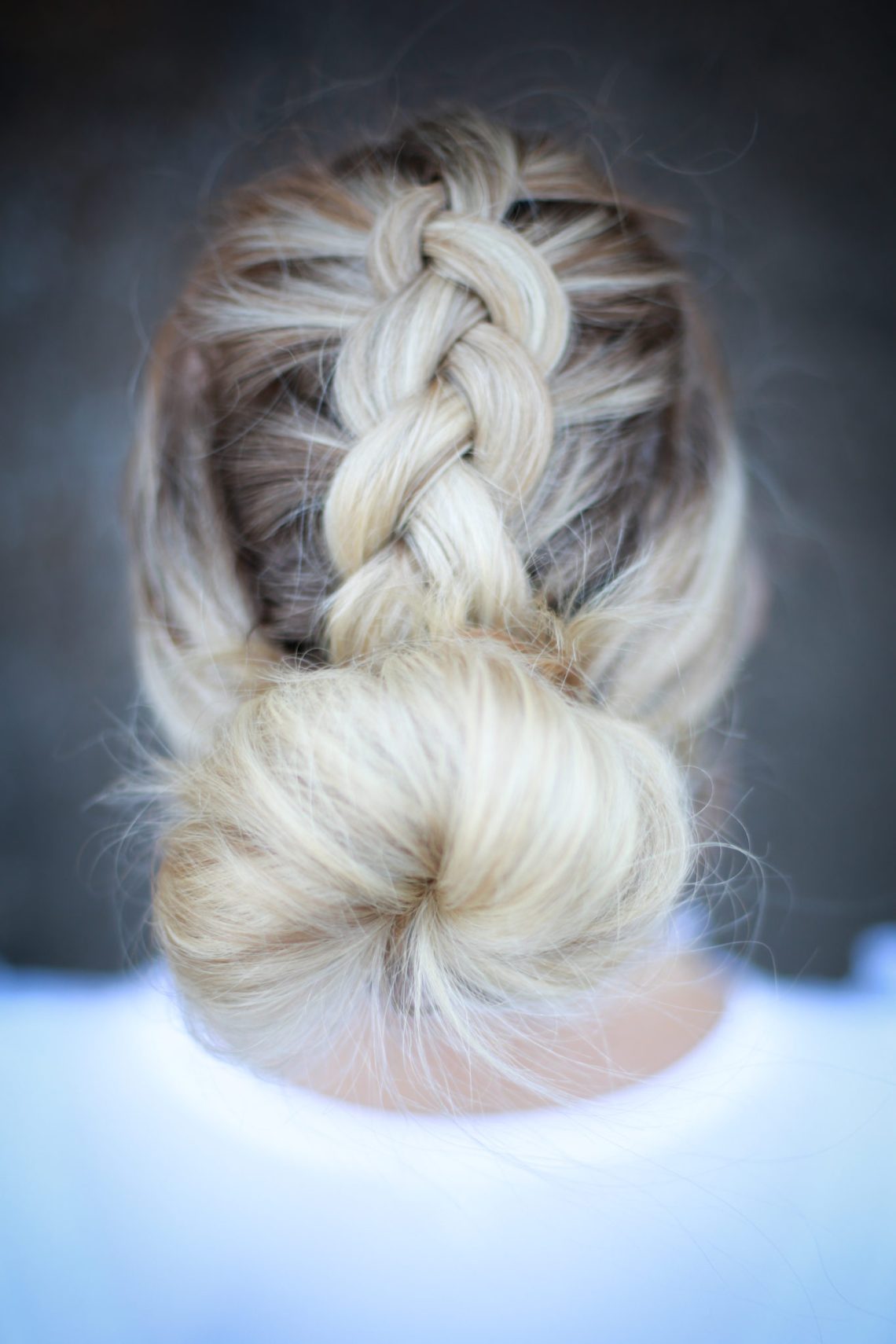 Dutch braid mohawk edgy hairstyle