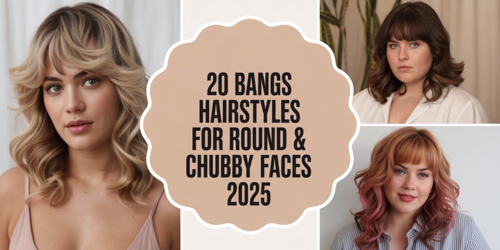Bangs Ideas for Round Face