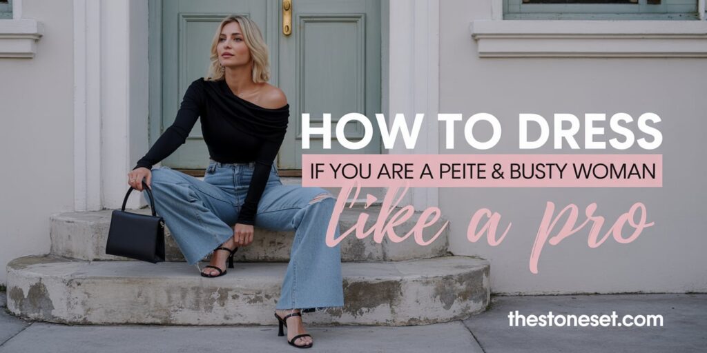 What To Wear If You're a Petite Busty Woman