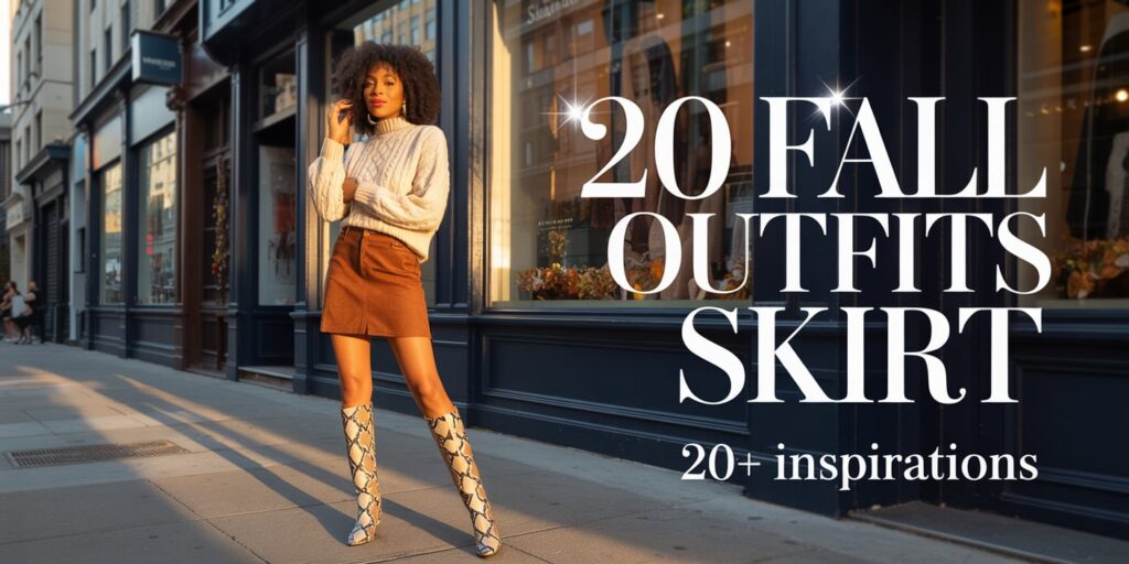 Fall Skirt Outfit Ideas