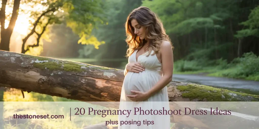 Pregnancy Photoshoot Dress Ideas