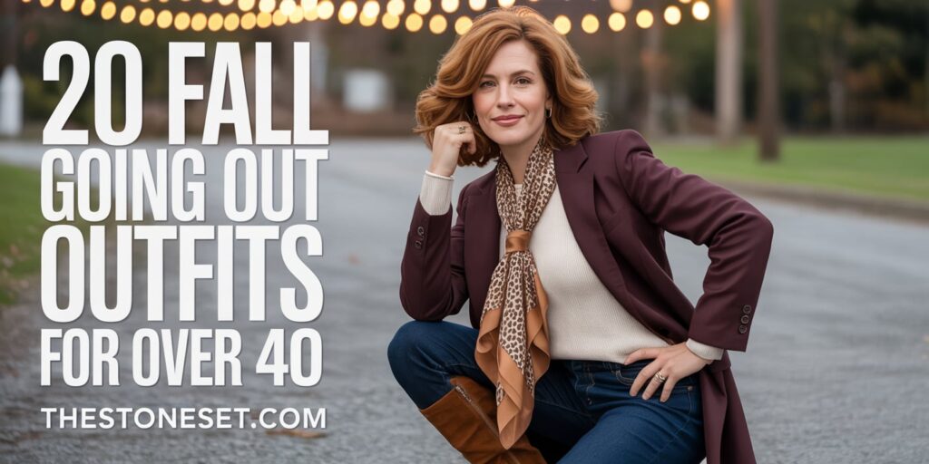 20 Fall Going Out Outfits for Women Over 40
