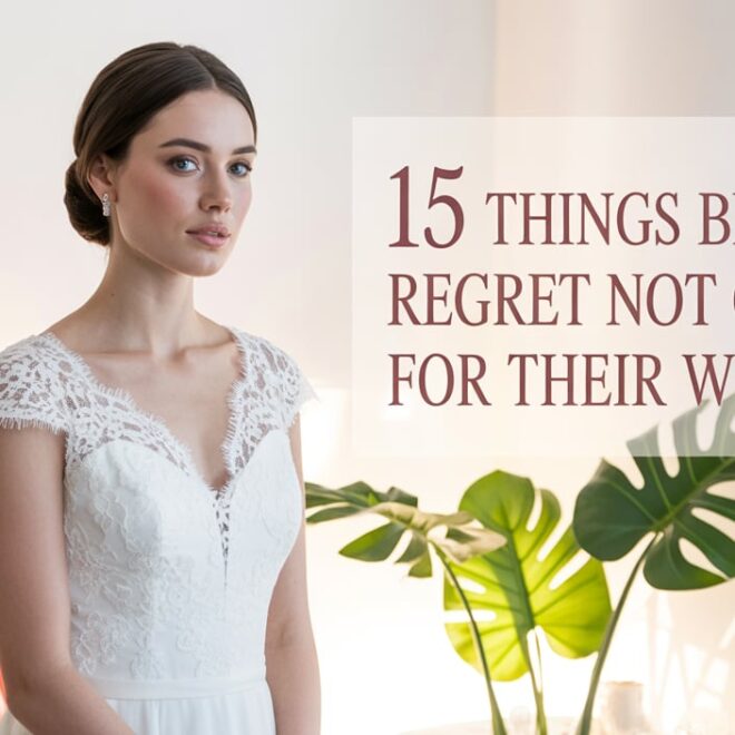 15 Things Brides Regret Not Ordering For Their Wedding
