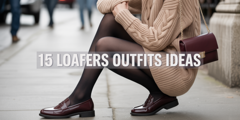 15 Cozy and Chic Loafer Outfits for When the Temperature Drops