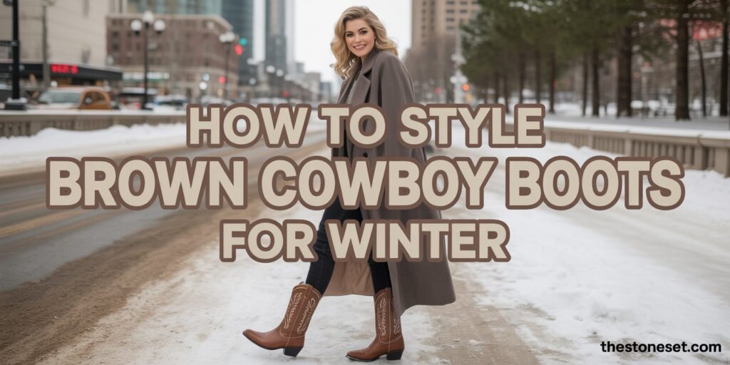 Brown Cowboy Boots Outfit Ideas
