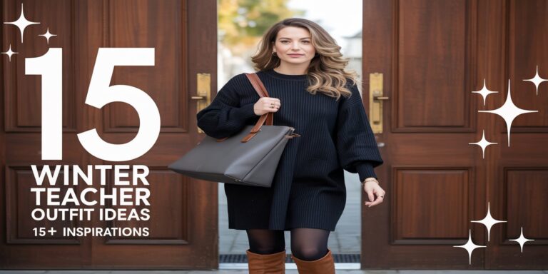 15 Cozy & Professional Winter Outfit Ideas for Teachers